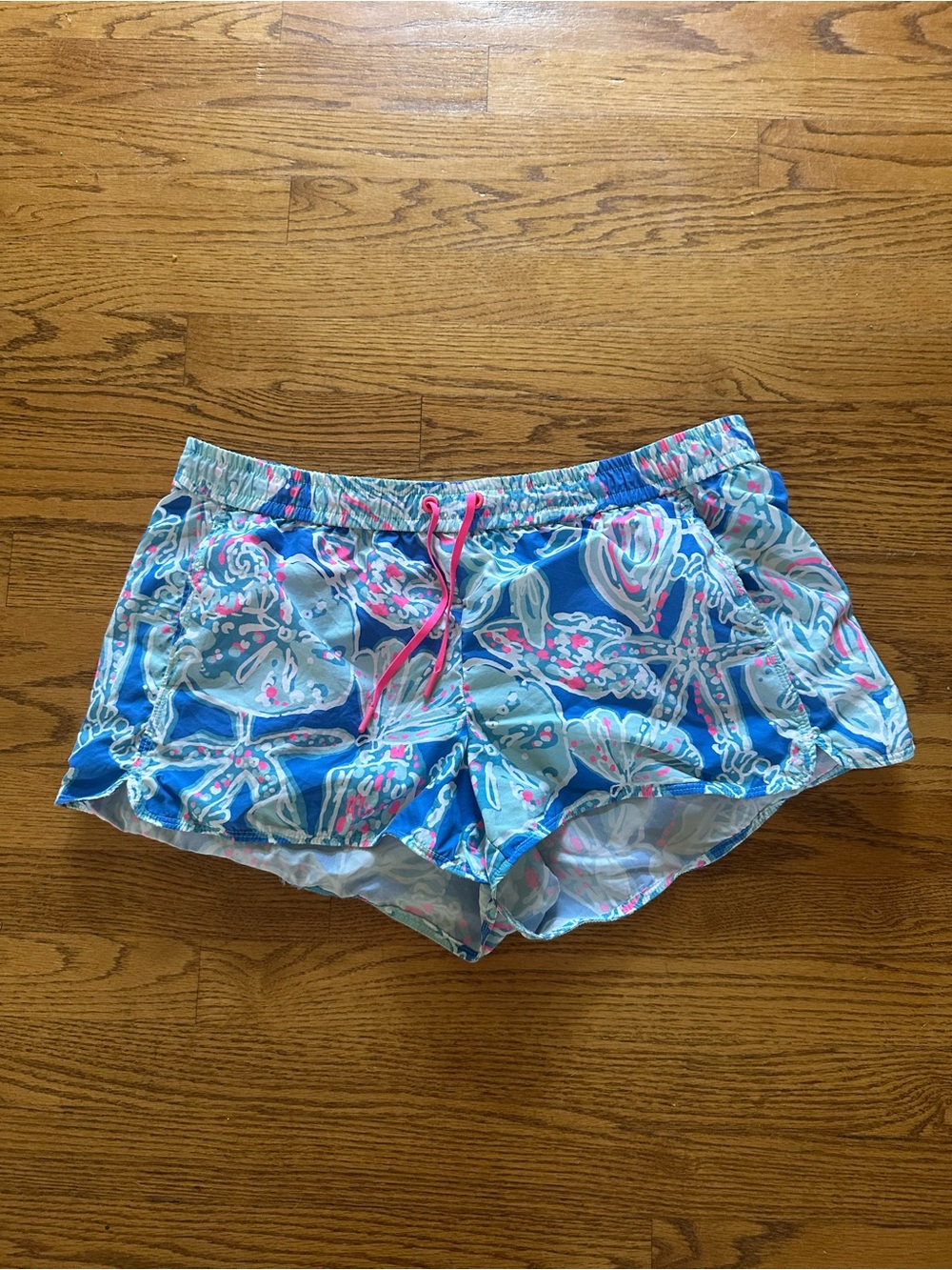 Lilly Pulitzer into the deep luxletic shorts